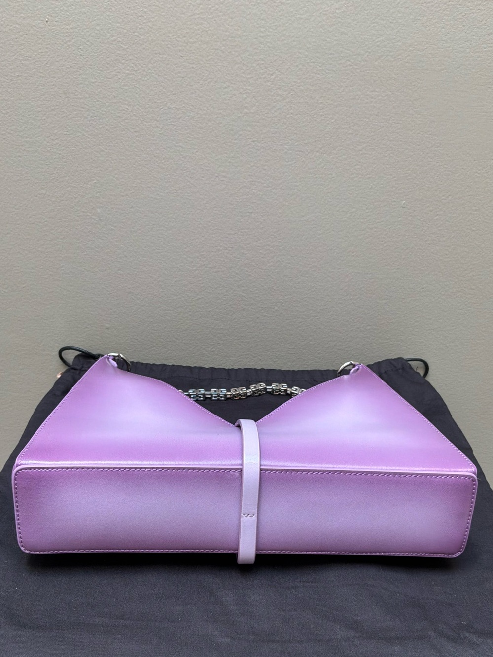 Givenchy Mauve Small Cut Out Bag - Picture 8 of 14